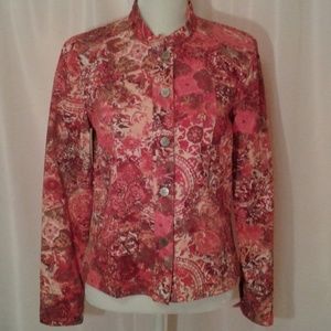 Christopher & Banks S Stretch Button Down Jacket